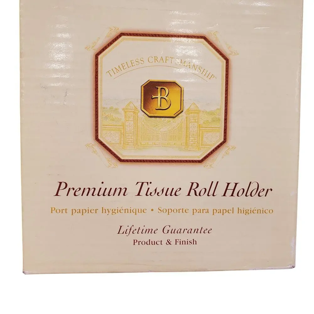 Baldwin Toilet Paper Roll Holder Solid Polished Brass NEW 2 Pack Laguna 3543-030